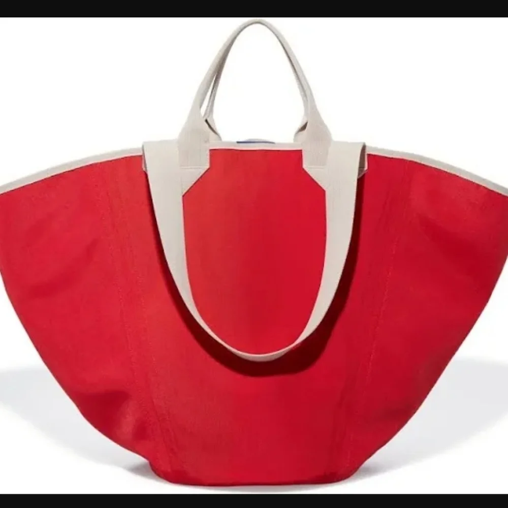 Rothy's Blue and Red Reversible Beach Bag Tote - NWT